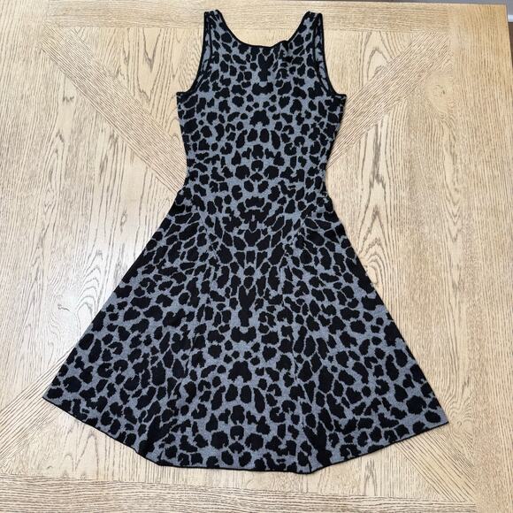 Jessica‎ Simpson Cheetah Print Tank Top Sweater Dress XS Extra Small - Picture 2 of 7